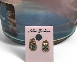 ‘New Fashion’ Pineapple Stud Earrings